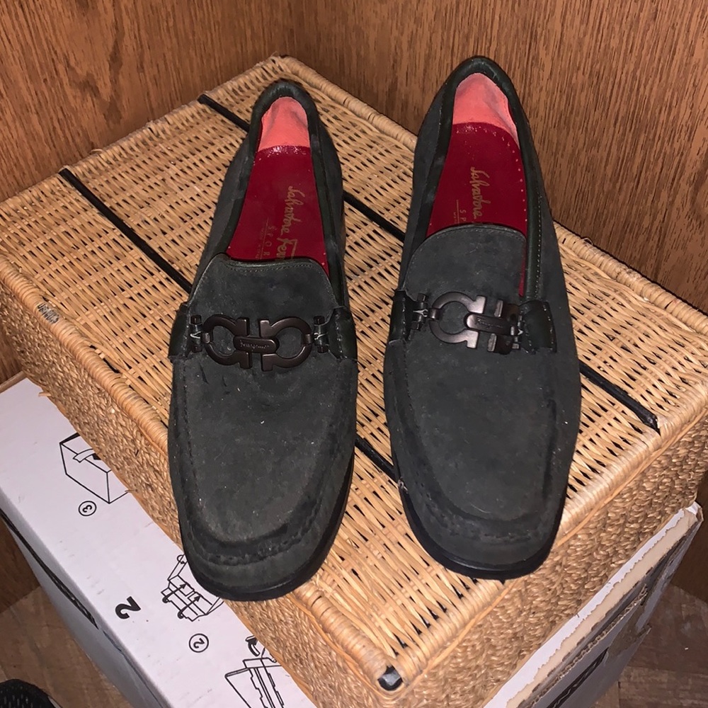 Salvatore ferragamo vintage loafer size 8